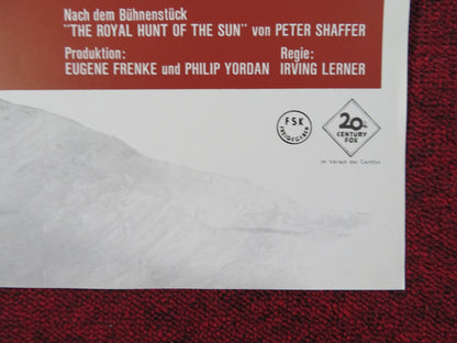 THE ROYAL HUNT OF THE SUN GERMAN A1 POSTER FOLDED ROBERT SHAW 1970