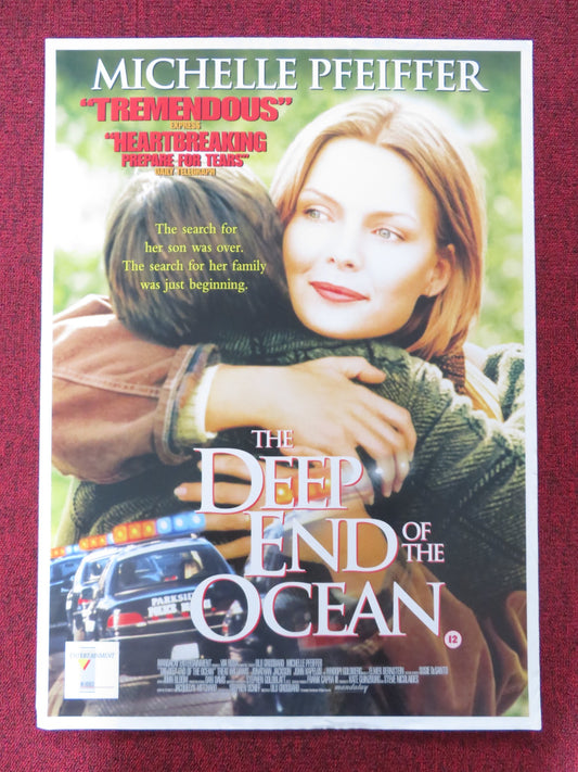 THE DEEP END OF THE OCEAN VHS POSTER ROLLED MICHELLE PFEIFFER T. WILLIAMS 1999