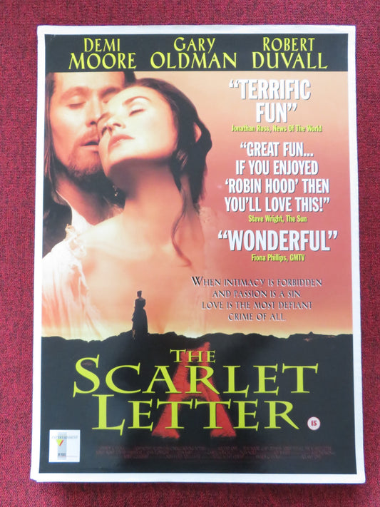 THE SCARLET LETTER VHS POSTER ROLLED DEMI MOORE GARY OLDMAN 1995
