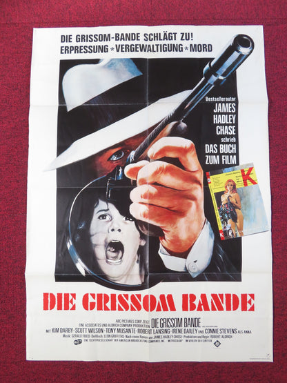 THE GRISSOM GANG GERMAN A1 POSTER FOLDED KIM DARBY SCOTT WILSON 1971