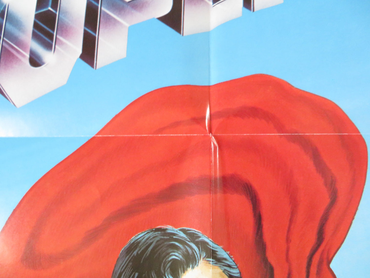 SUPERMAN III FOLDED US ONE SHEET POSTER CHRISTOPHER REEVE RICHARD PRYOR 1983