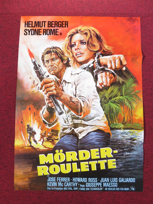 ORDER TO ASSASSINATE GERMAN A1 POSTER FOLDED HELMUT BERGER SYDNE ROME 1975