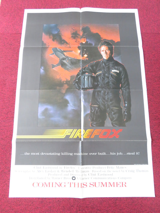 FIREFOX FOLDED US ONE SHEET POSTER CLINT EASTWOOD FREDDIE JONES 1982