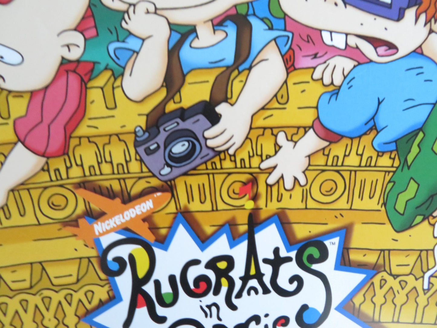 RUGRATS IN PARIS THE MOVIE VHS & DVD VIDEO POSTER ELIZABETH DAILY T. STRONG 2000