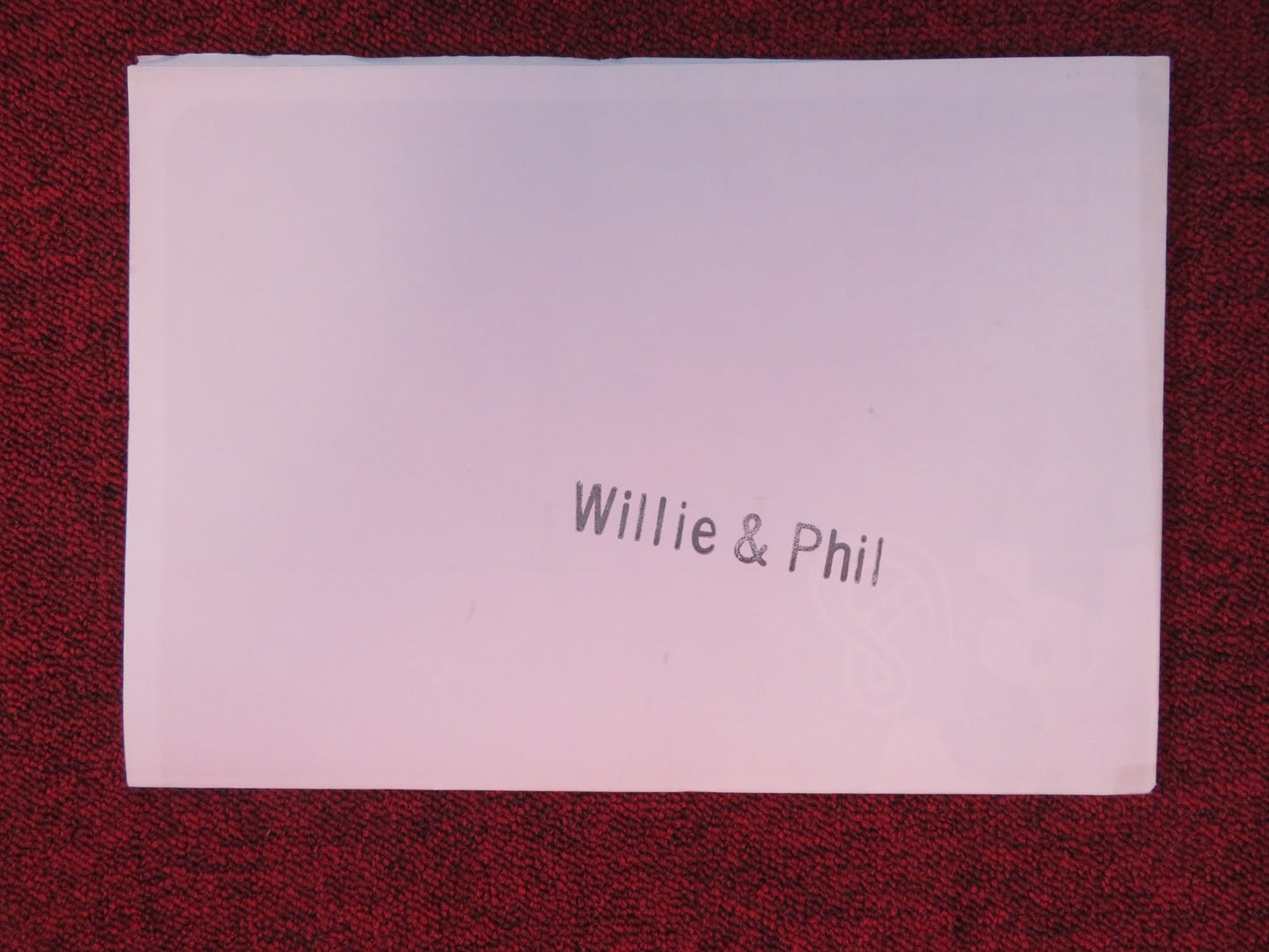 WILLIE & PHIL GERMAN A1 POSTER FOLDED MICHAEL ONTKEAN MARGOT KIDDER 1980