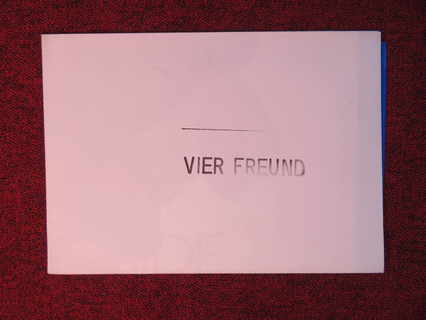 FOUR FRIENDS GERMAN A1 POSTER FOLDED CRAIG WASSON JODI THELEN 1981