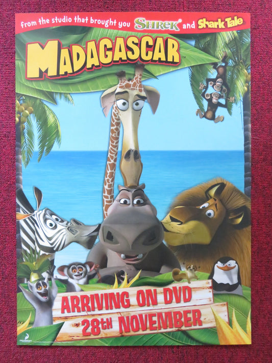 MADAGASCAR DVD POSTER BEN STILLER CHRIS ROCK 2005