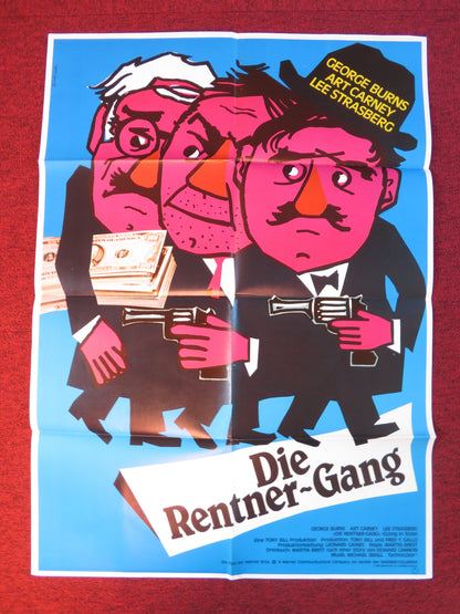 GOING IN STYLE GERMAN A1 POSTER FOLDED GEORGE BURNS ART CARNEY 1980