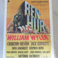 BEN-HUR ITALIAN 2 FOGLIO POSTER CHARLTON HESTON JACK HAWKINS R1960S