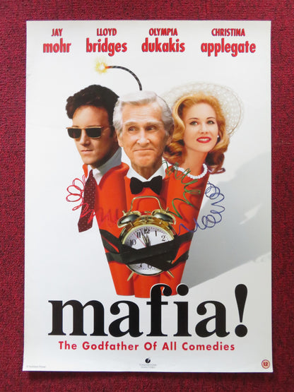 MAFIA VHS VIDEO POSTER LLOYD BRIDGES CHRISTINA APPLEGATE 1998