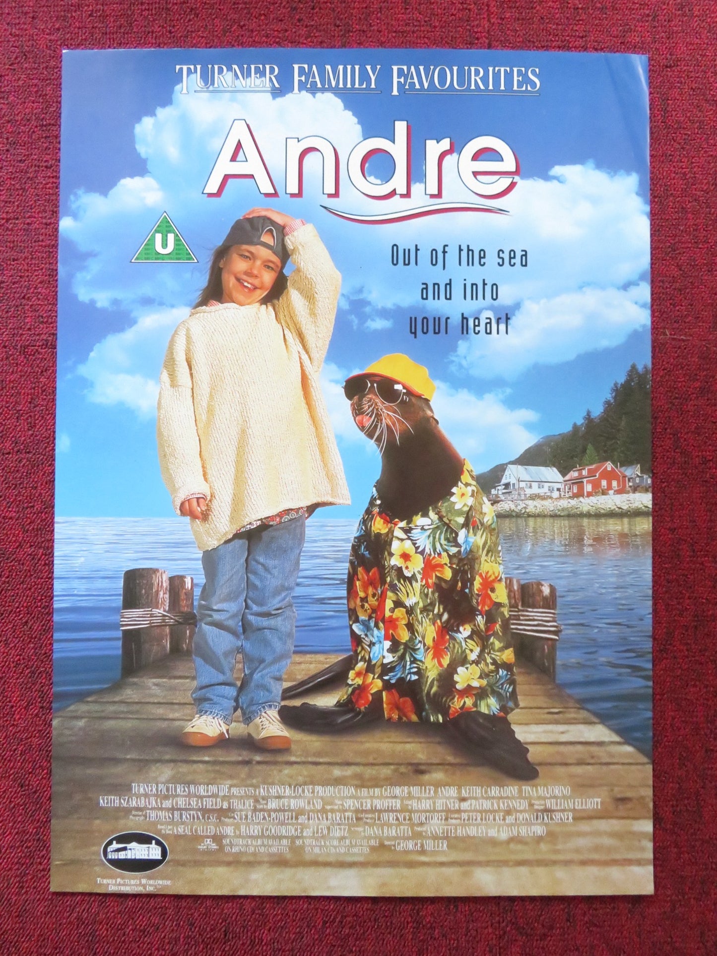 ANDRE VHS VIDEO POSTER TINA MAJORINO CHELSEA FIELD 1994