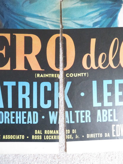 RAINTREE COUNTY / L'ALBERO DELLA VITA ITALIAN 2 FOGLIO POSTER M. CLIFT R1960S