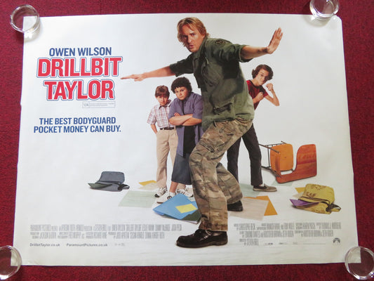 DRILLBIT TAYLOR UK QUAD ROLLED POSTER OWEN WILSON NATE HARTLEY 2008