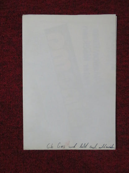 GIB GAS... UND LASST EUCH NICHT ERWISCHEN GERMAN A1 POSTER FOLDED R. HOWARD 1978