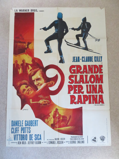 SNOW JOB ITALIAN 2 FOGLIO POSTER JEAN-CLAUDE KILLY DANIELE GAUBERT 1972