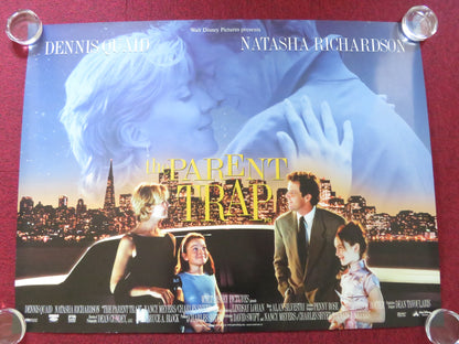 THE PARENT TRAP UK QUAD ROLLED POSTER DISNEY LINDSAY LOHAN DENNIS QUAID 1998