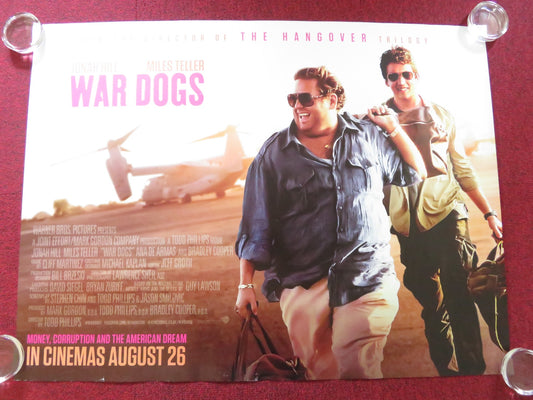 WAR DOGS UK QUAD ROLLED POSTER MILES TELLER JONAH HILL 2016