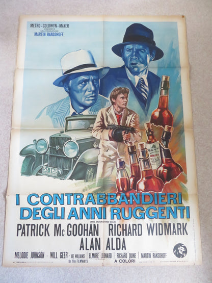 THE MOONSHINE WAR ITALIAN 2 FOGLIO POSTER PATRICK MCGOOHAN RICHARD WIDMARK 1970