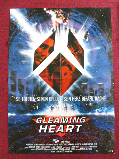 GLEAMING HEART GERMAN A1 POSTER FOLDED CHRISTIAN SLATER STEVEN BAUER 1989