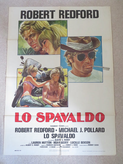 LITTLE FAUSS AND BIG HALSY ITALIAN 2 FOGLIO POSTER ROBERT REDFORD 1971