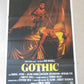 GOTHIC ITALIAN 2 FOGLIO POSTER GABRIEL BYRNE JULIAN SANDS 1986