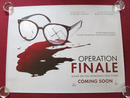 OPERATION FINALE UK QUAD ROLLED POSTER OSCAR ISAAC BEN KINGSLEY 2018