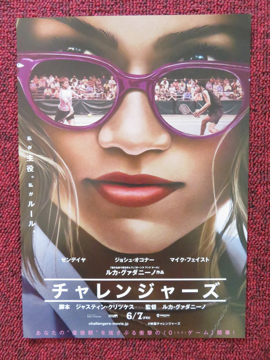 CHALLENGERS JAPANESE CHIRASHI (B5) POSTER ZENDAYA MIKE FAIST 2024