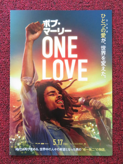 BOB MARLEY: ONE LOVE - B JAPANESE CHIRASHI (B5) POSTER KINGSLEY BEN-ADIR 2024