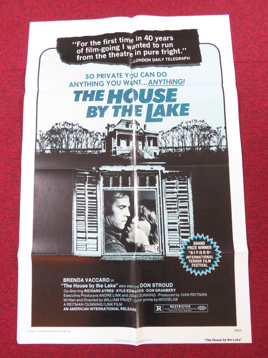 THE HOUSE BY THE LAKE - B  FOLDED US ONE SHEET POSTER BRENDA VACCARO 1977