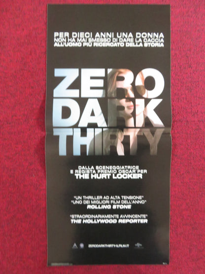 ZERO DARK THIRTY ITALIAN LOCANDINA POSTER JESSICA CHASTAIN JASON CLARKE 2012