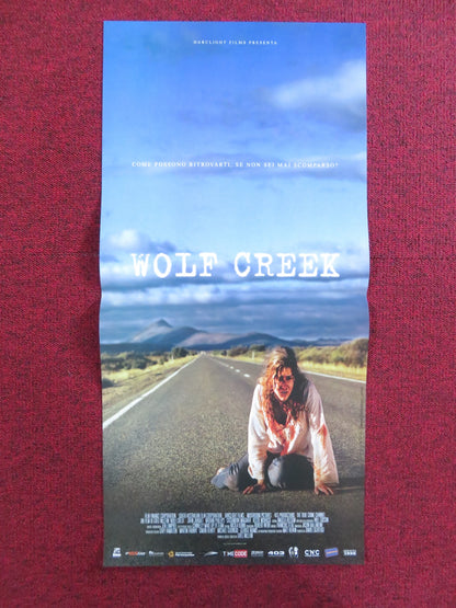 WOLF CREEK ITALIAN LOCANDINA POSTER JOHN JARRATT CASSANDRA MAGRATH 2005