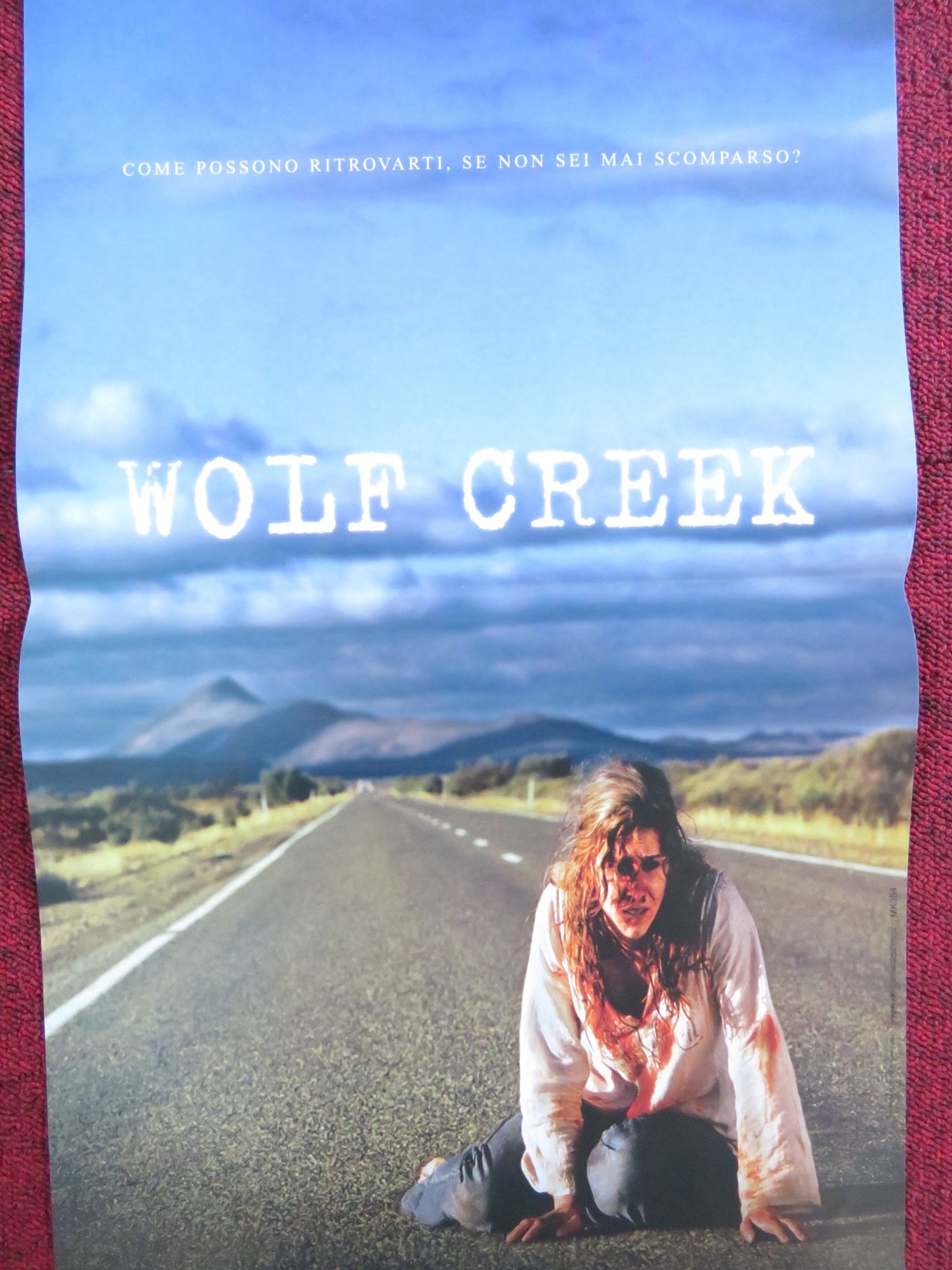 WOLF CREEK ITALIAN LOCANDINA POSTER JOHN JARRATT CASSANDRA MAGRATH 2005