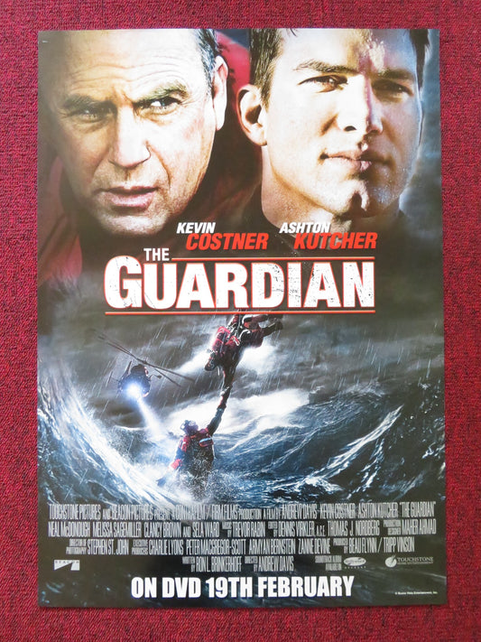 THE GUARDIAN DVD POSTER KEVIN COSTNER ASHTON KUTCHER 2006