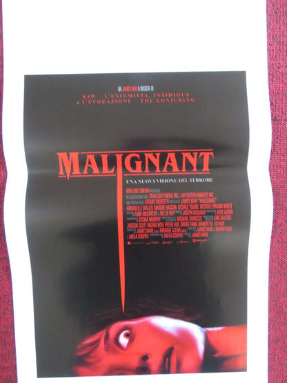 MALIGNANT ITALIAN LOCANDINA POSTER ANNABELLE WALLIS MADDIE HASSON 2021