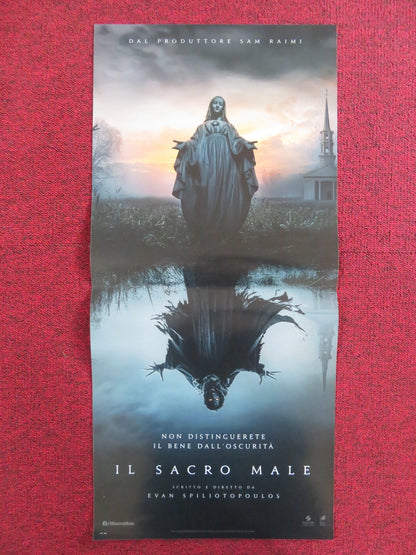 THE UNHOLY ITALIAN LOCANDINA POSTER JEFFREY DEAN MORGAN CRICKET BROWN 2021