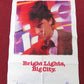 BRIGHT LIGHTS, BIG CITY FOLDED US ONE SHEET POSTER MICHAEL J. FOX 1988