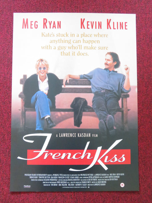 FRENCH KISS VHS VIDEO POSTER MEG RYAN KEVIN KLINE 1995