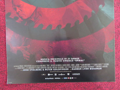 SPIRAL ITALIAN LOCANDINA POSTER CHRIS ROCK SAMUEL L. JACKSON 2021