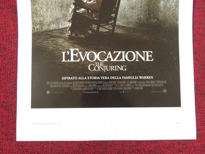 THE CONJURING ITALIAN LOCANDINA POSTER VERA FARMIGA PATRICK WILSON 2013