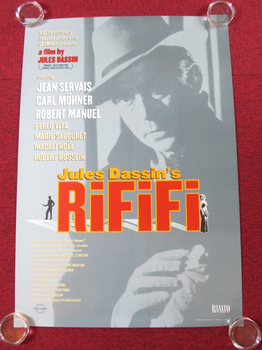 RIFIFI US ONE SHEET ROLLED POSTER JEAN SERVAIS CARL MOHNER 2000s