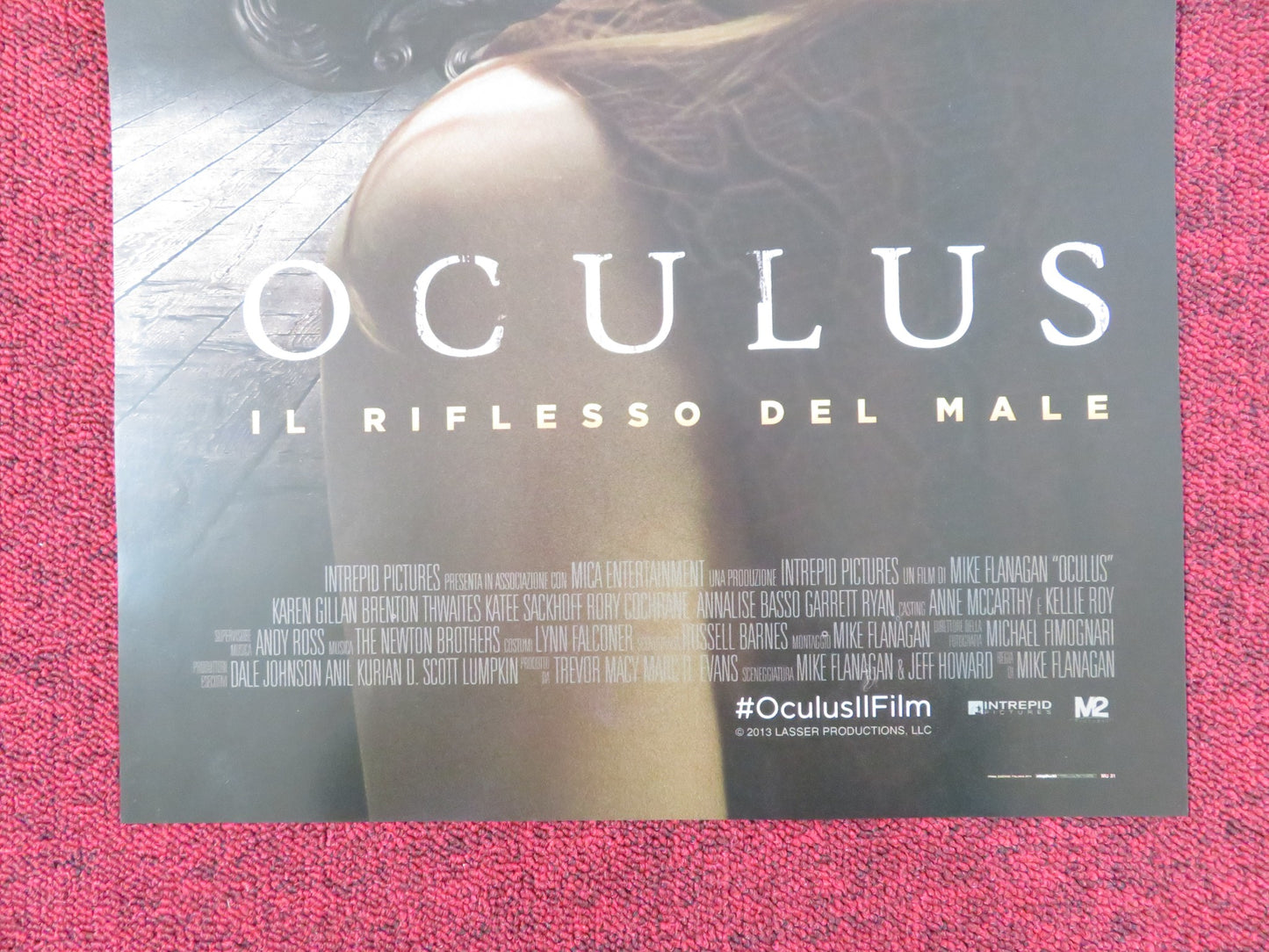 OCULUS ITALIAN LOCANDINA POSTER KAREN GILLAN BRENTON THWAITES 2013