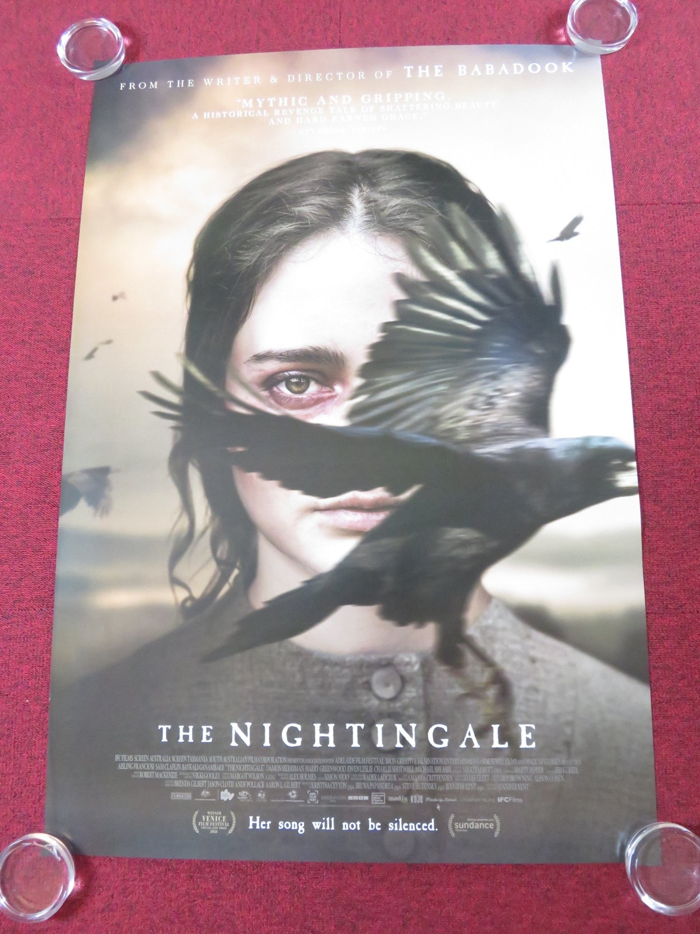 THE NIGHTINGALE US ONE SHEET ROLLED POSTER AISLING FRANCIOSI MAYA CHRISTIE 2018