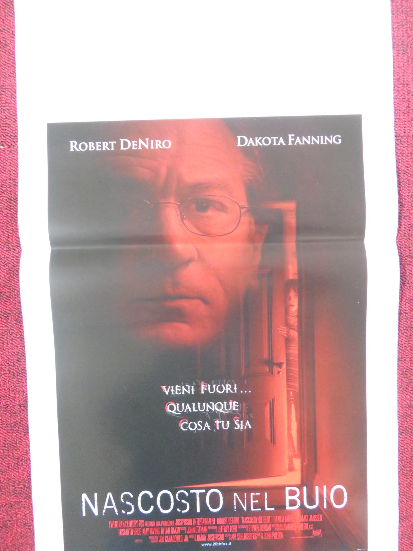 HIDE AND SEEK ITALIAN LOCANDINA POSTER ROBERT DE NIRO DAKOTA FANNING 2005