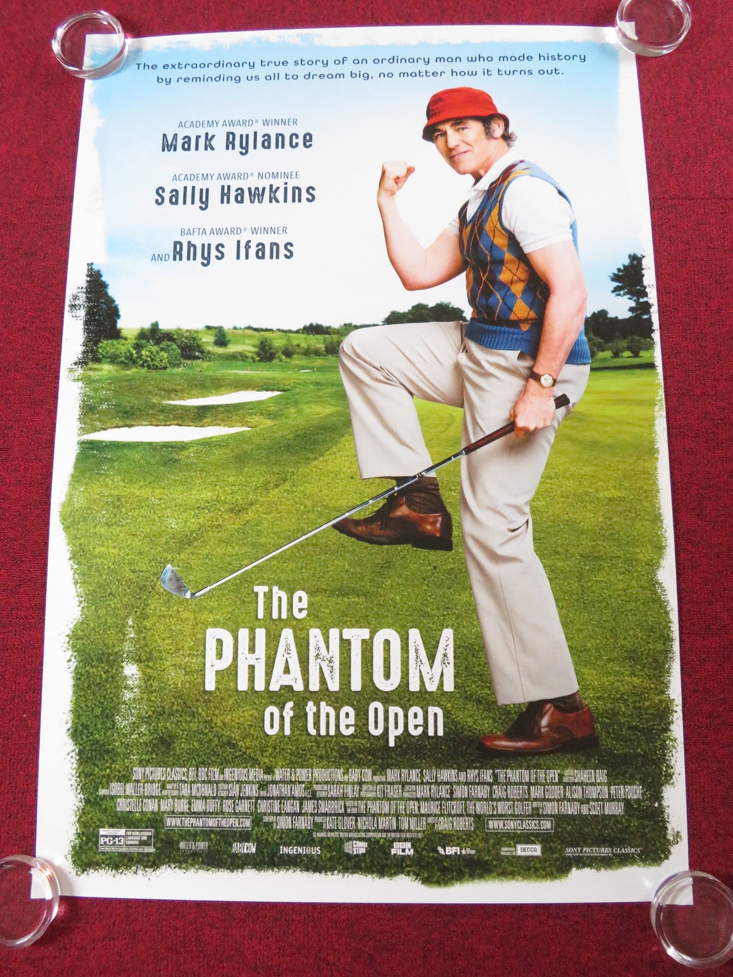 THE PHANTOM OF THE OPEN US ONE SHEET ROLLED POSTER MARK RYLANCE S. HAWKINS 2021