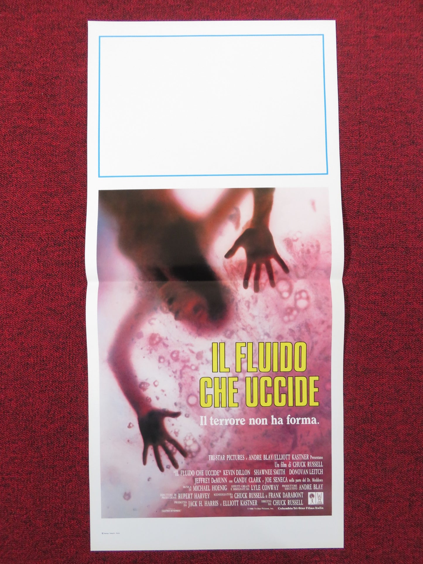 THE BLOB ITALIAN LOCANDINA POSTER KEVIN DILLON SHAWNEE SMITH 1988