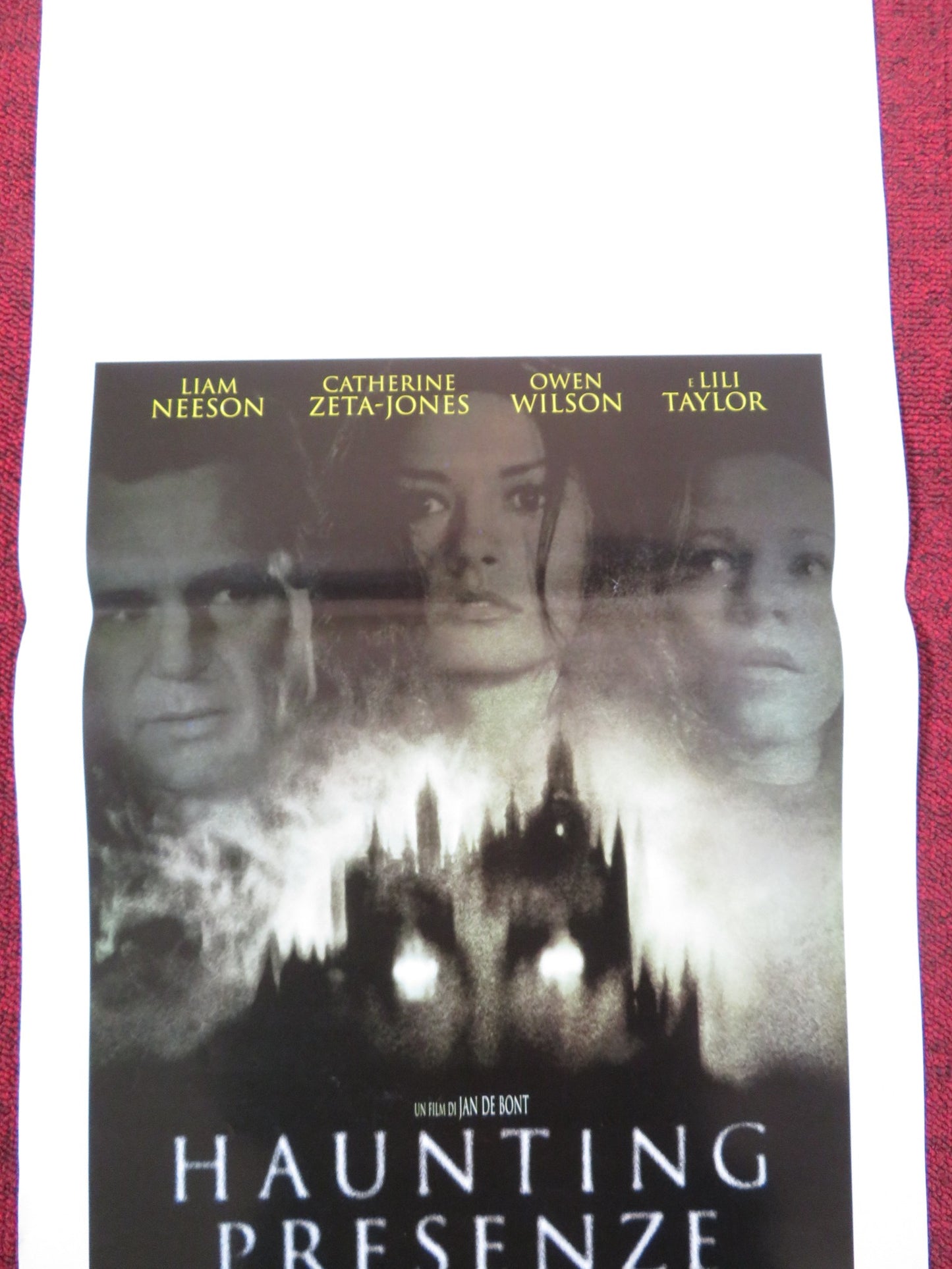 THE HAUNTING ITALIAN LOCANDINA POSTER LIAM NEESON CATHERINE ZETA JONES 1999