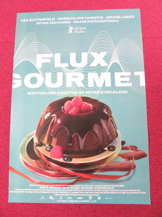 FLUX GOURMET US ONE SHEET ROLLED POSTER ASA BUTTERFIELD GWENDOLINE CHRISTIE 2022