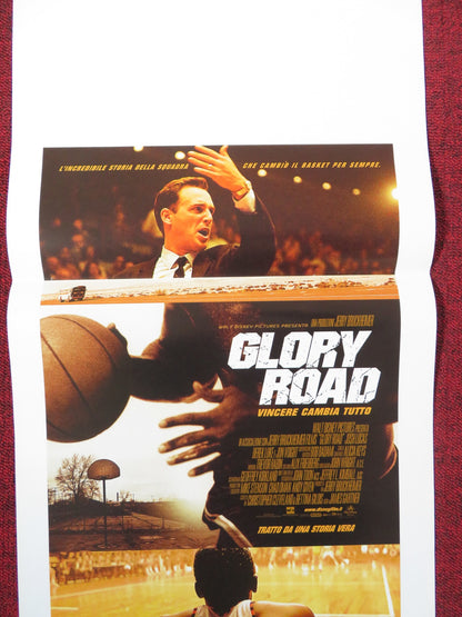 GLORY ROAD ITALIAN LOCANDINA POSTER JOSH LUCAS DEREK LUKE 2006