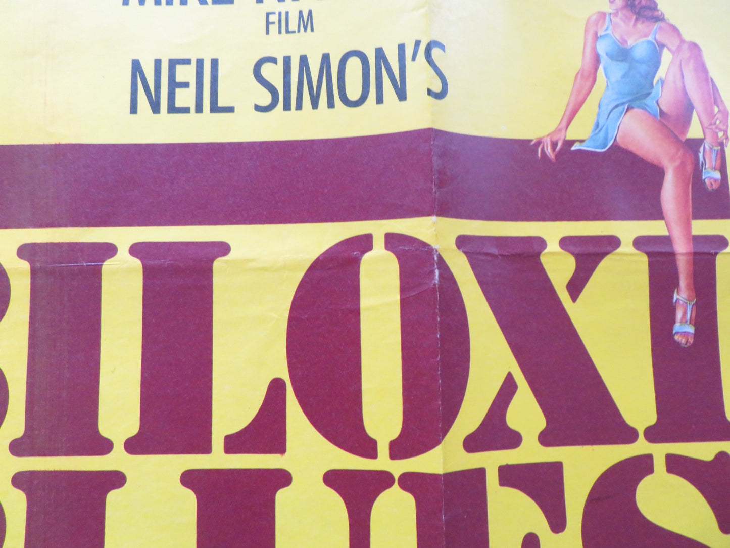 BILOXI BLUES UK QUAD ROLLED POSTER MATTHEW BRODERICK 1988