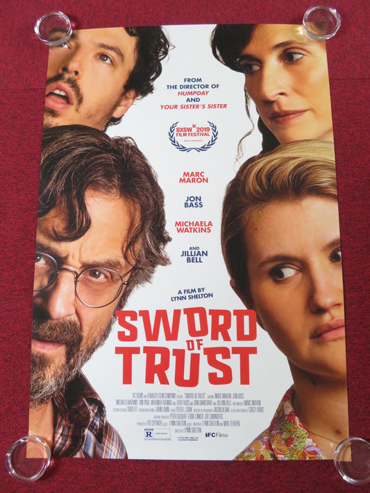 SWORD OF TRUST US ONE SHEET ROLLED POSTER MARC MARON JON BASS 2019